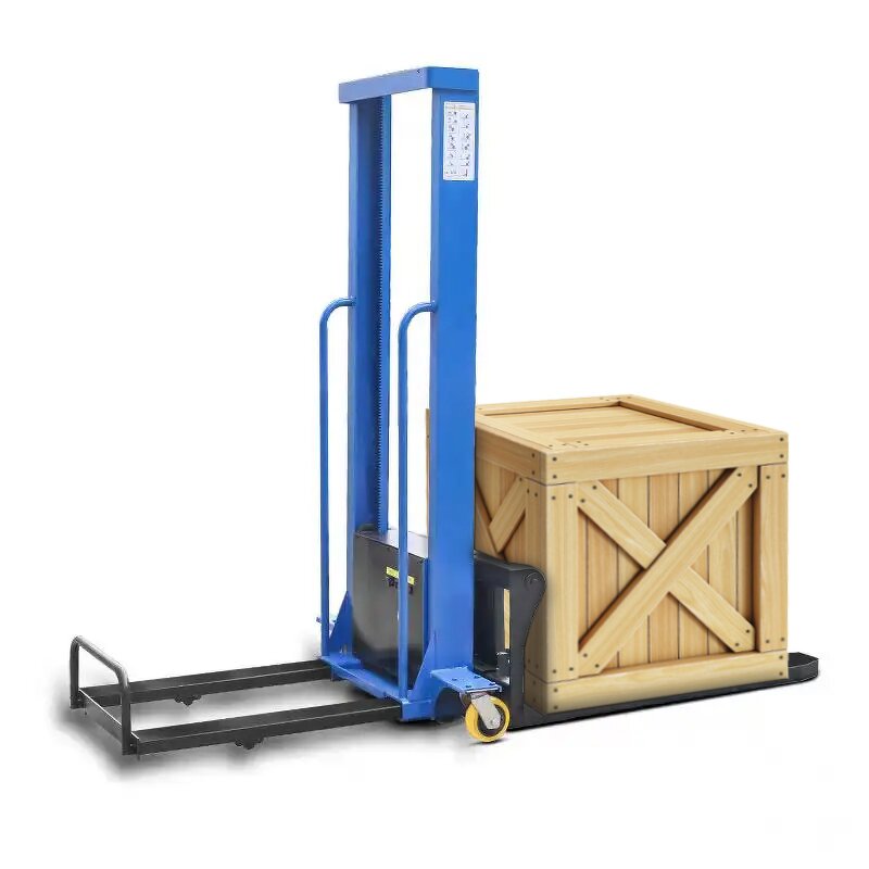 Self-Loaded Electric Stacker Manufacturer - Direct Sale 500kg Climbing Function Powered
