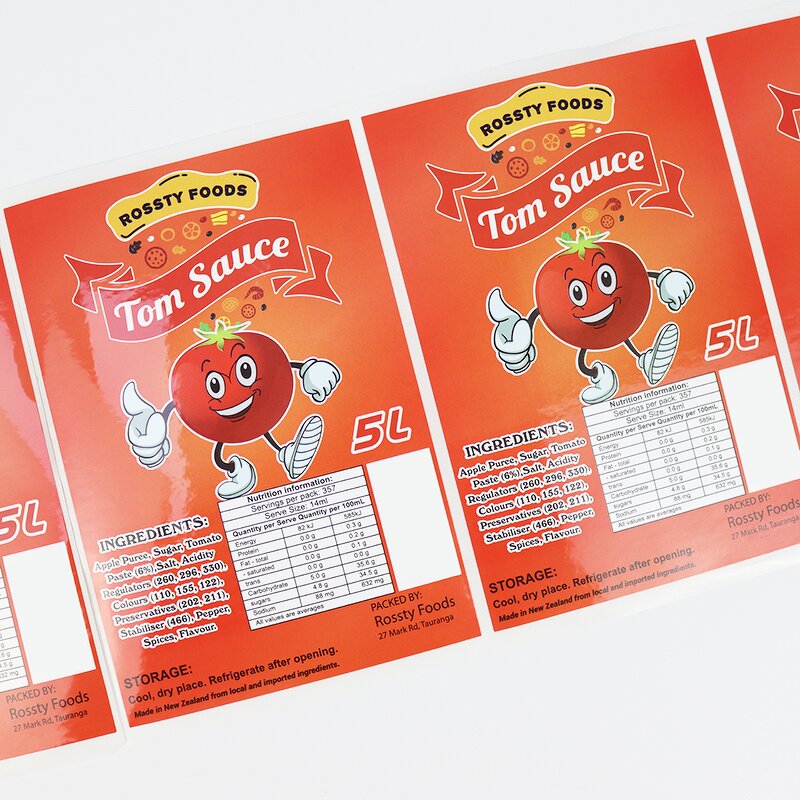 Adhesive Sticker Manufacturer - OEM Cartoon Bag Roll Label Printing