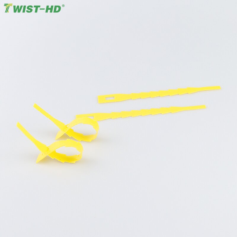 Twist Ties Manufacturer - OEM Yellow Red Blue Fish Bone