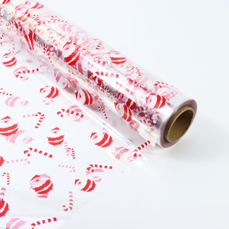 Christmas Film Factory - OEM Burly Colorful BOPP Flower Wrap
