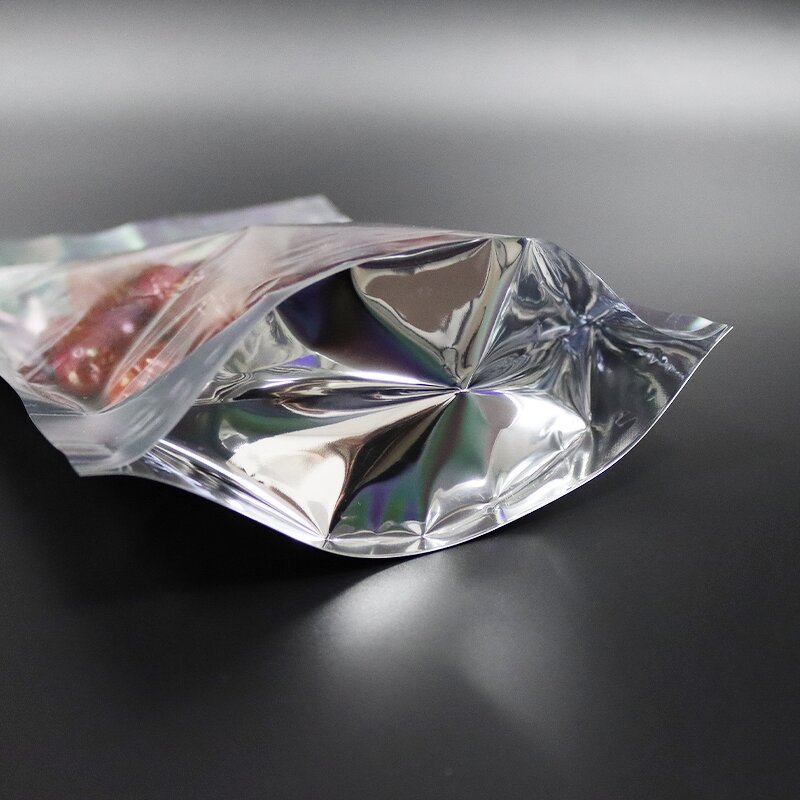 Aluminum PET Bag Factory - OEM Zipper Lock Stand-Up Pouch