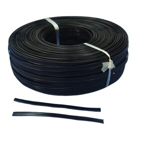 Twist Ties Factory - OEM Black PE Double Wire Clipbands