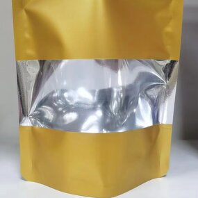 Black Pouch Plastic Bag Supplier - OEM Clean Window Zip Lock