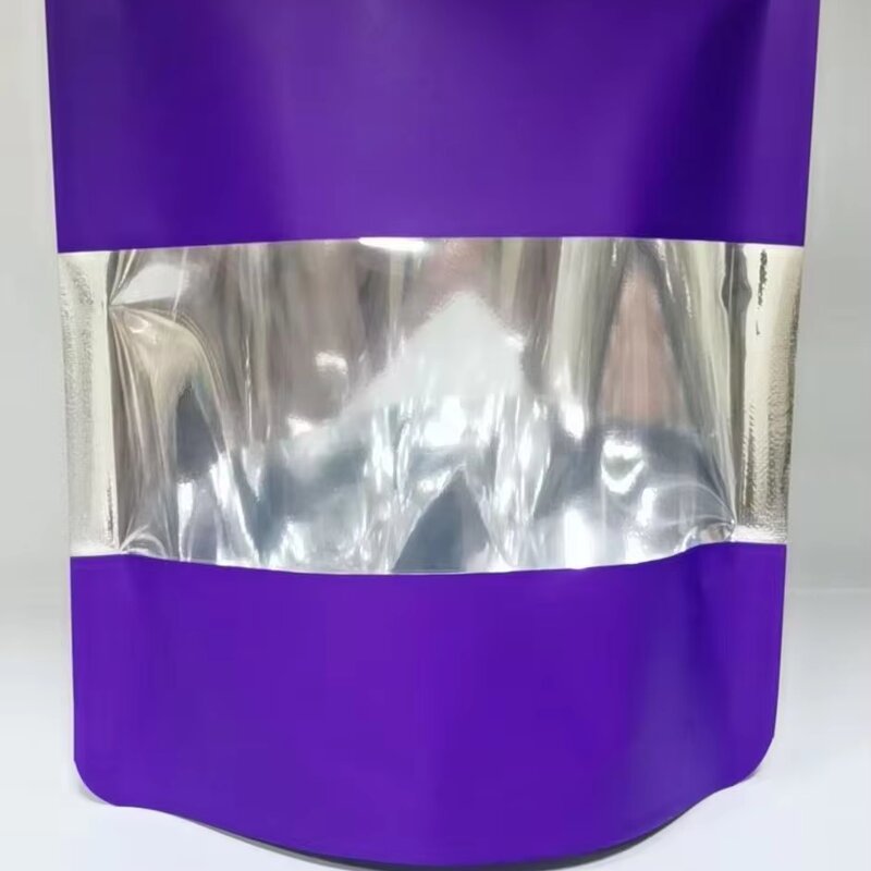 White Self Sealing Bag Manufacturer - OEM Clear Window Ziplock Bag