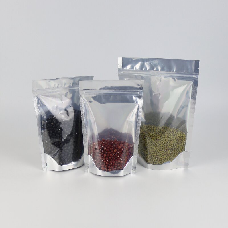 Aluminum PET Bag Factory - OEM Zipper Lock Stand-Up Pouch