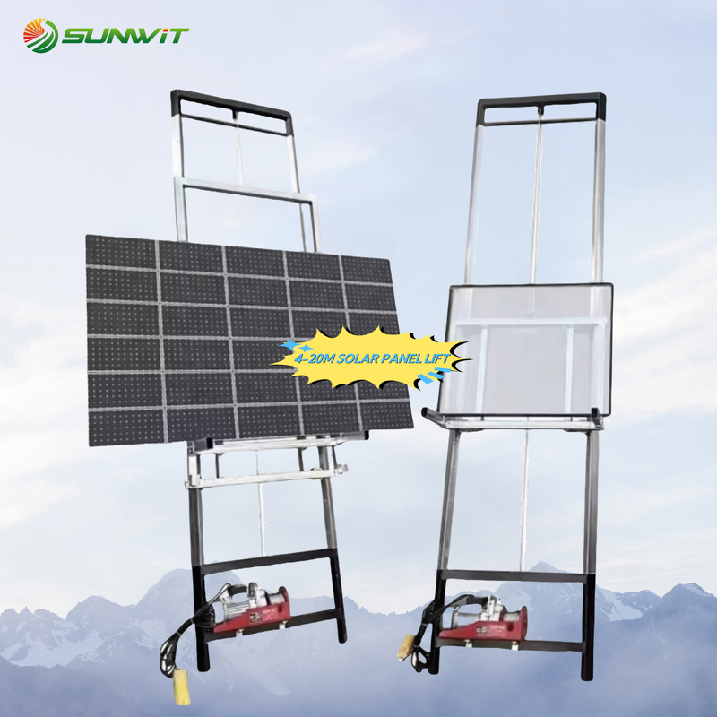 Solar Panel Lifter Supplier - Electric Hoist Ladder for Building Materials