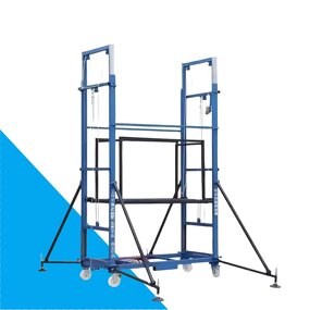 Motorized Scaffolding Supplier - Aluminium Portable 10M Ladder Pump Equipment