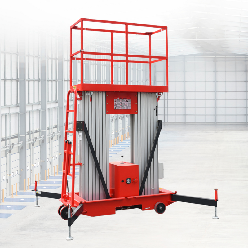 Customized Mast Lift Manufacturer - 4-18 Meters Electric Hydraulic Portable Aluminium