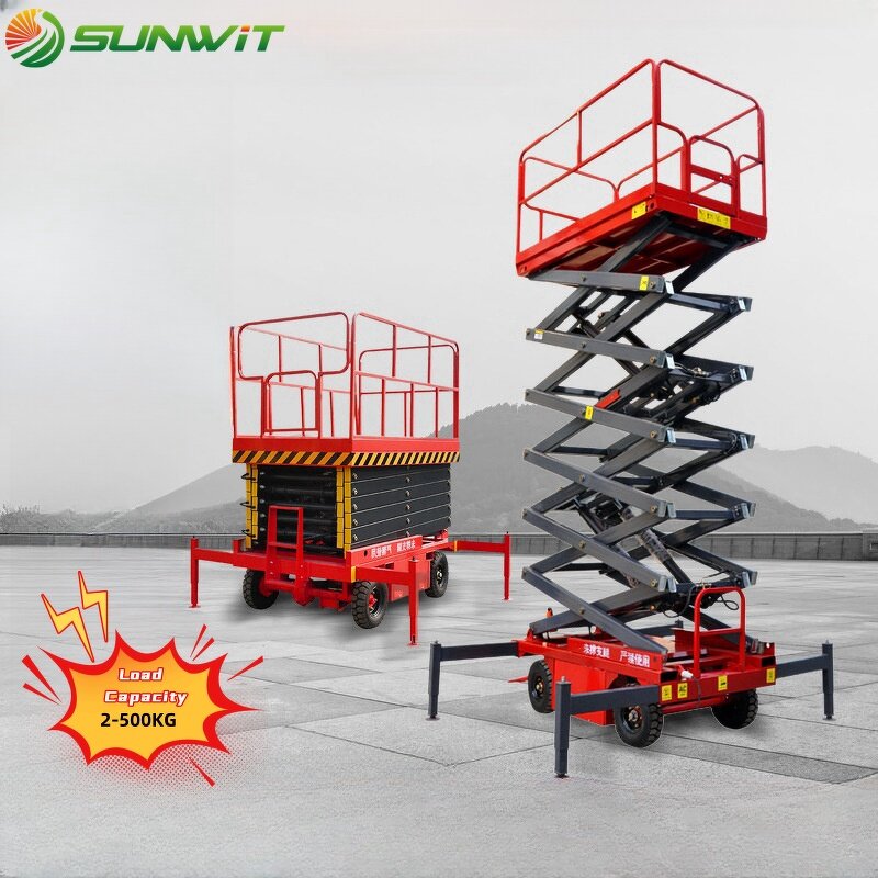 Portable Scissor Lift Manufacturer - SW Movable Hydraulic Aerial Lifting 6-12m