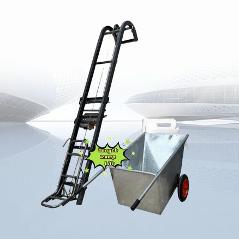 Electric Sand Bucket Hoist Manufacturer - Mountain Creeper Feeding Track Slope