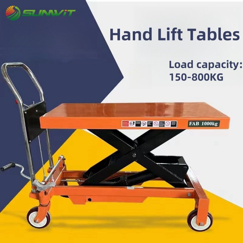 Mobile Scissor Lift Table Factory - 800-1500kg Handing Equipment for Plywood