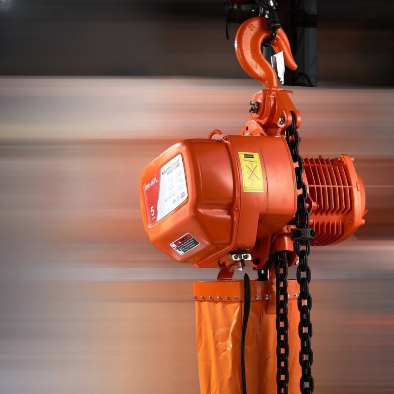 Electric Chain Hoist Factory - 500kg Dual Speed Winch with Motorized Trolley