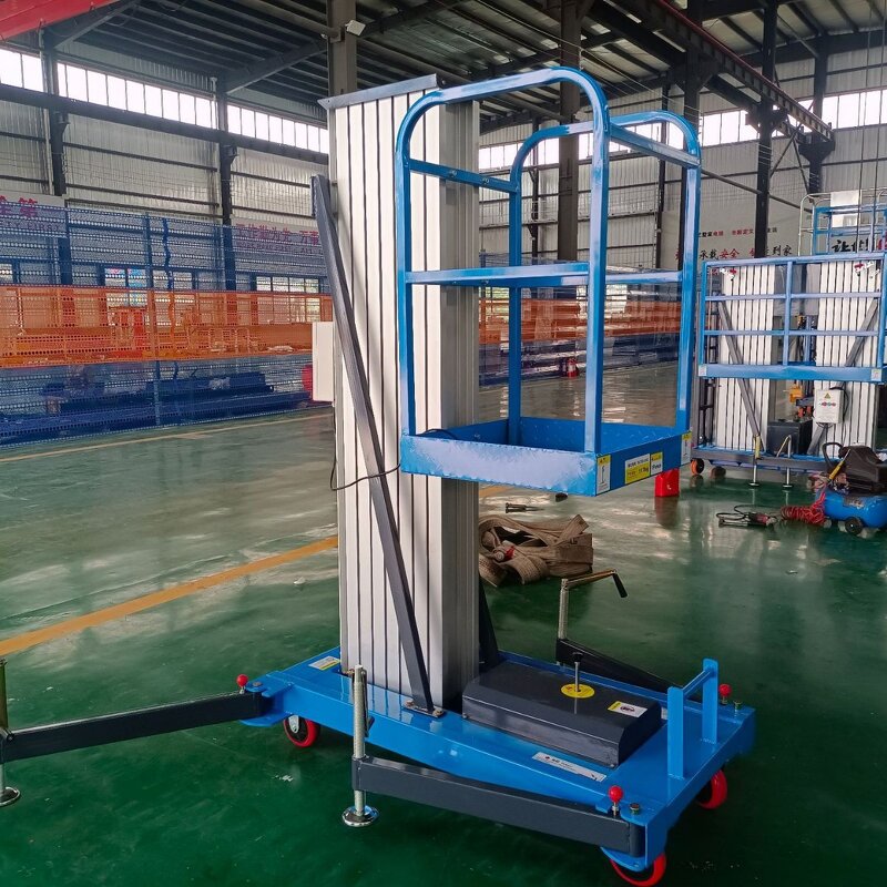 Hydraulic Vertical Scaffolding Lift Supplier - Hot Sale 8m Electric Aluminum Mast
