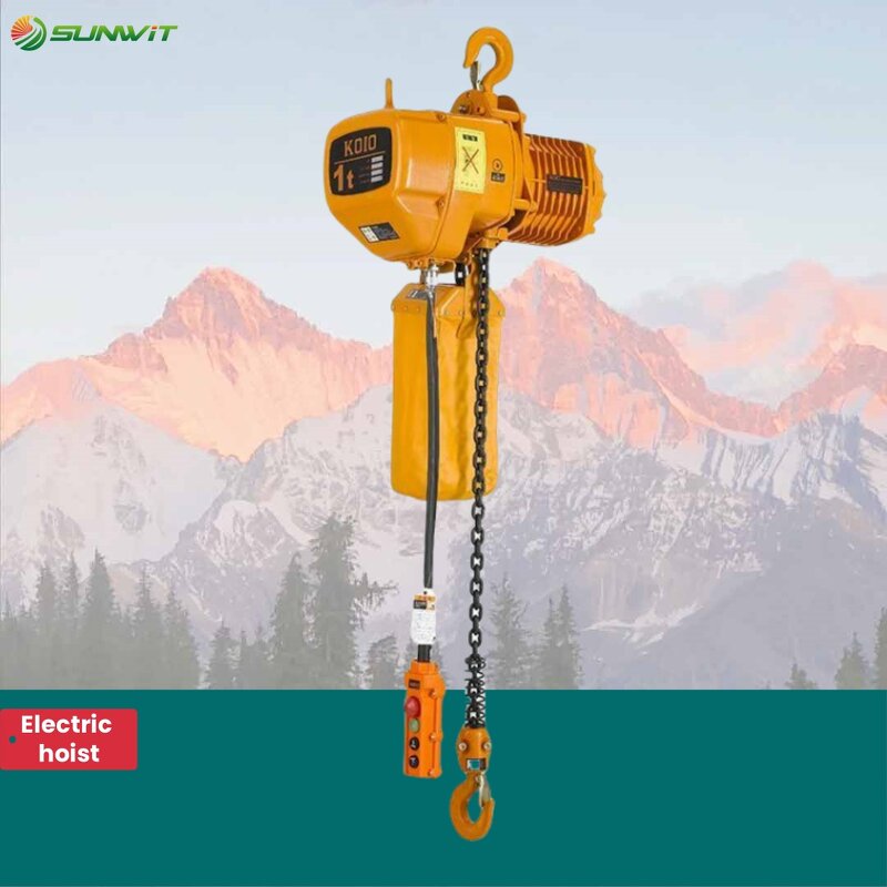 Construction Electric Hoist Factory - Direct Sales 1-16 Ton with Motor Chain