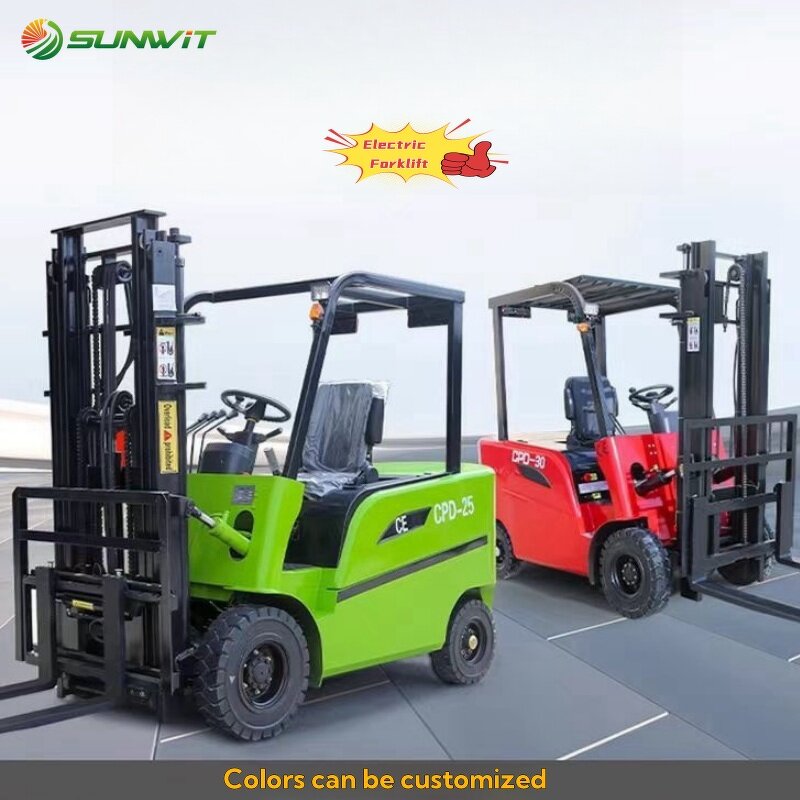 Electric Forklift Factory - 2-3 Ton 4 Wheels Heavy Duty Warehouse Lift Platform