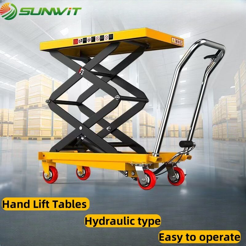 Mobile Scissor Lift Table Factory - 800-1500kg Handing Equipment for Plywood