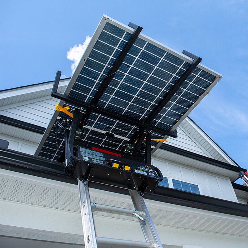 Portable Solar Panel Lift Factory - Safe 8-12m Height Movable Electric