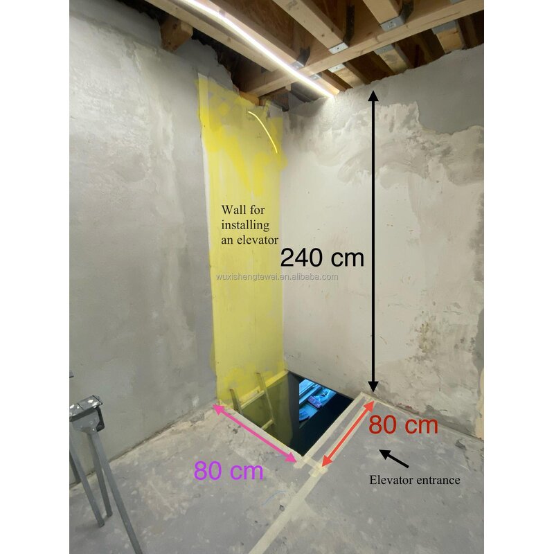 Wall Mounted Cargo Lift Supplier - Space Saving 1 Ton Commercial Elevator