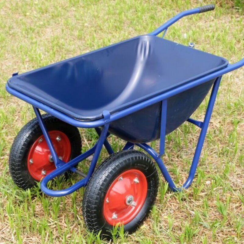 Heavy Duty Hand Cart Supplier - Industrial Wheelbarrow Tracked Garden Trolley