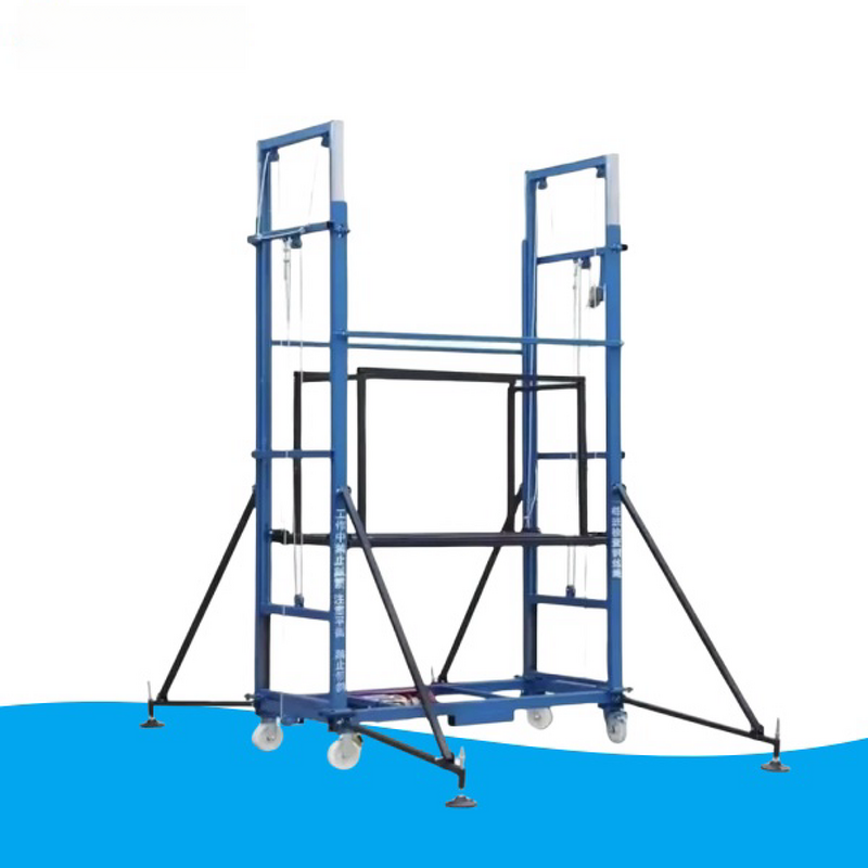 Electric Scaffold Lift Supplier - 10M Adjustable Portable Power Ladder Platform