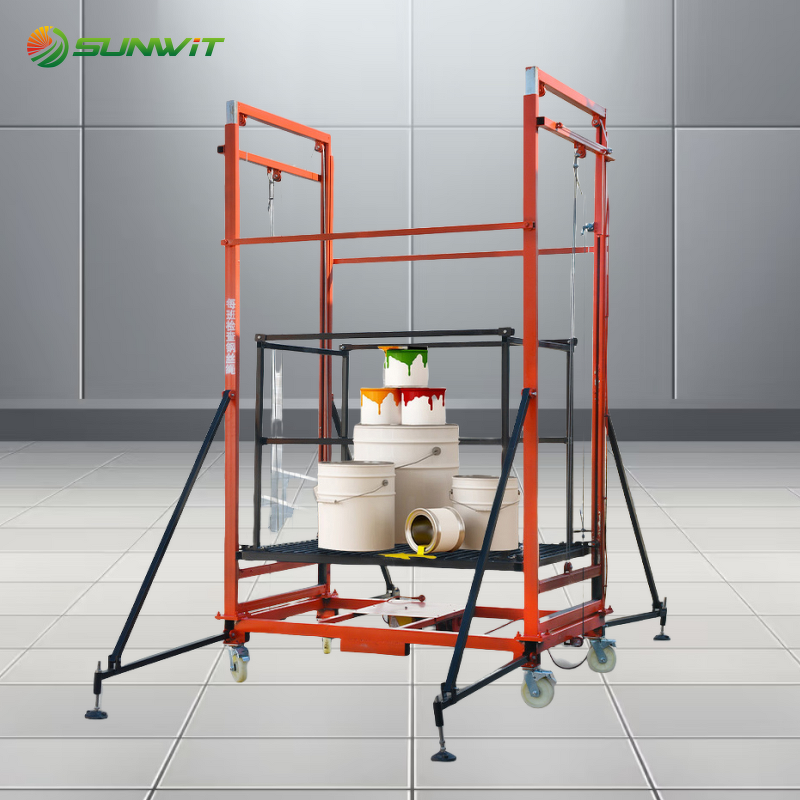 Portable Electric Scaffold Factory - Hydraulic Folding with Remote Control