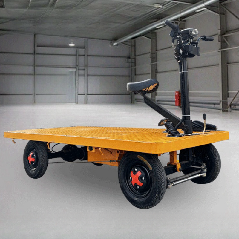 Electric Work Platform Trolley Supplier - Best Selling Heavy Duty Ride on Trolley