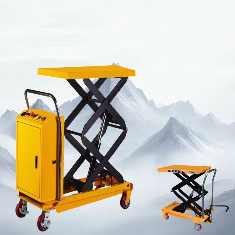 Manual Hydraulic Lift Table Supplier - 500KG Electric Scissor Mobile Table