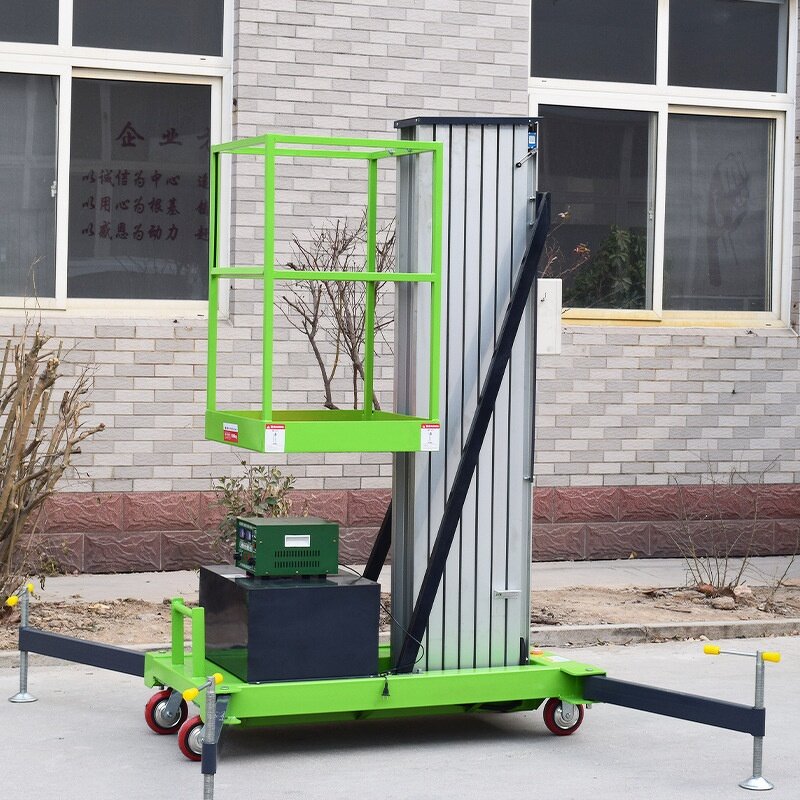 Hydraulic Vertical Scaffolding Lift Supplier - Hot Sale 8m Electric Aluminum Mast