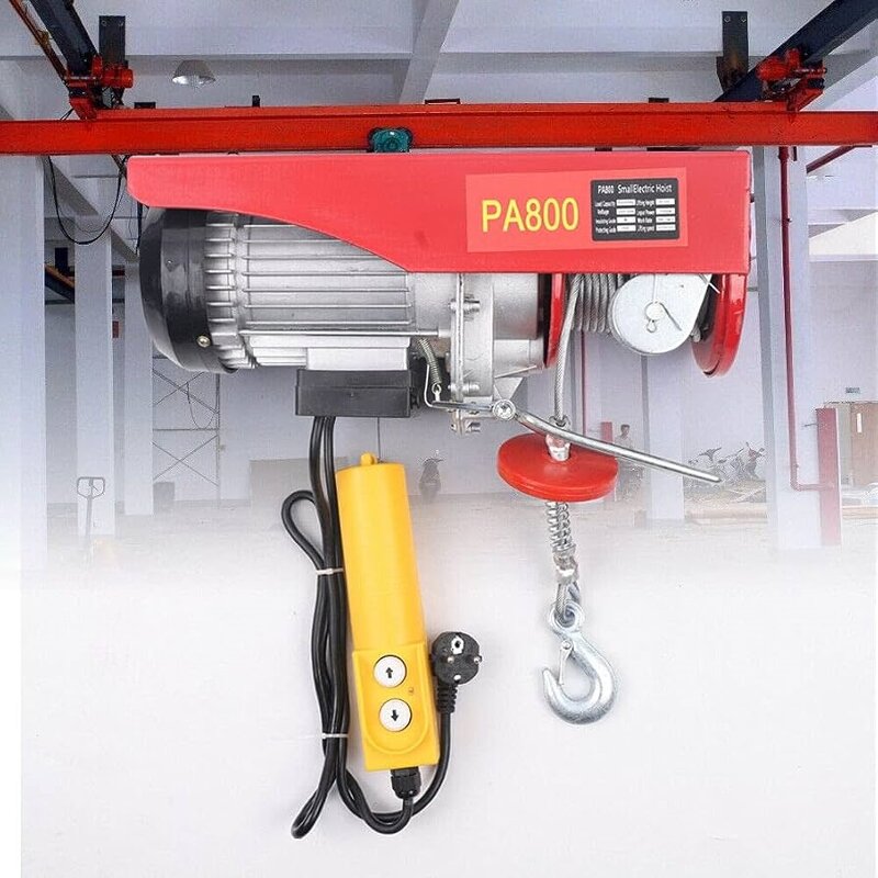 Electric Chain Hoist Factory - 500kg Dual Speed Winch with Motorized Trolley
