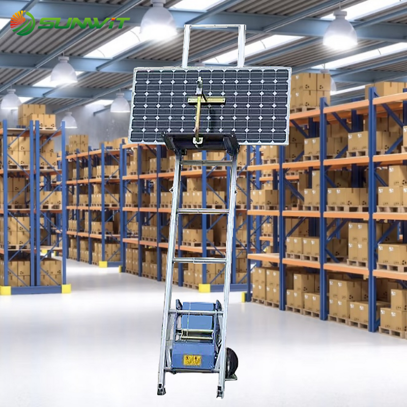 Folding Solar Panel Lifter Factory - Portable Ladder Hoist for Home Use