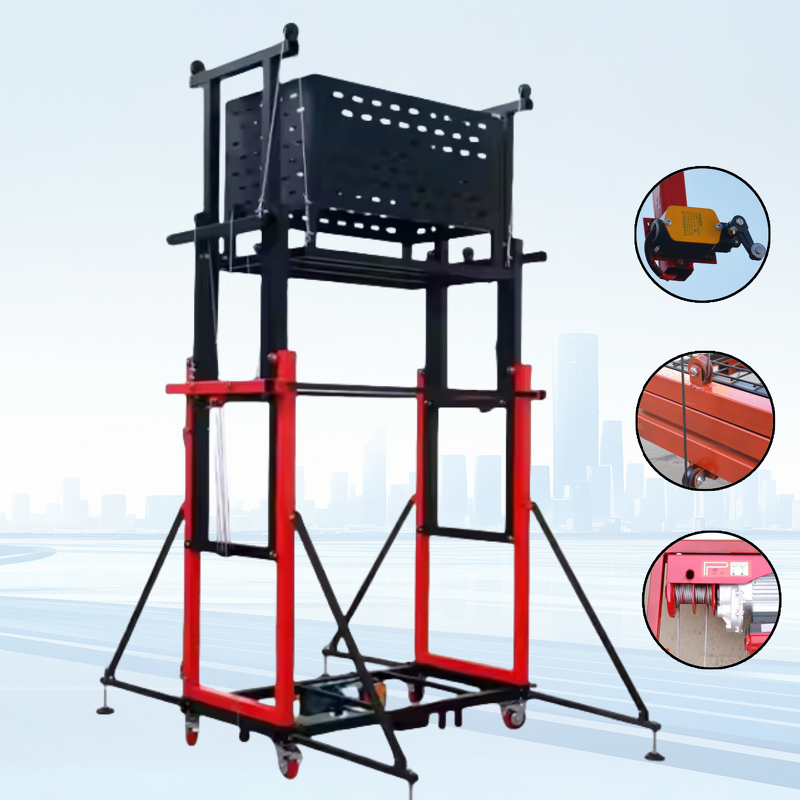 Electric Lifting Scaffold Supplier - Portable Foldable 500kg Load Platform