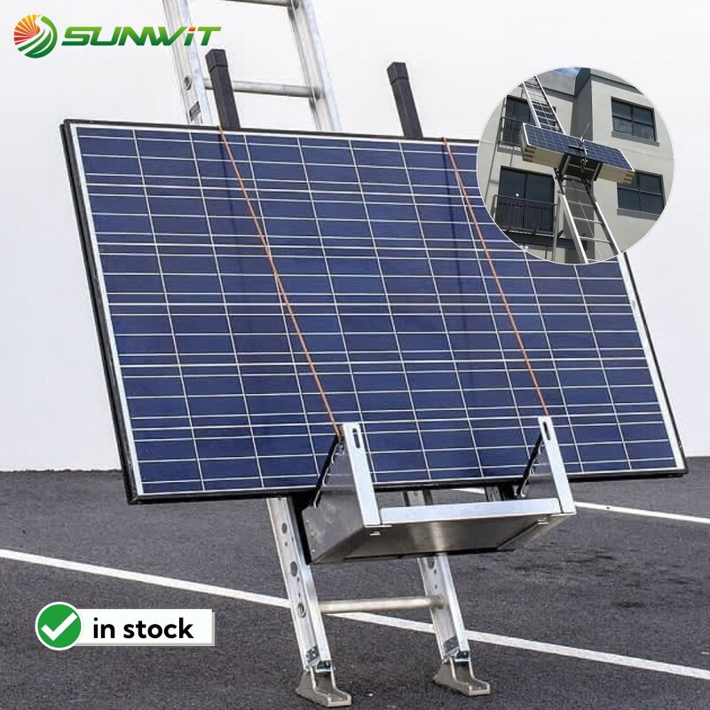 Solar Panel Lift Factory - Automatic Folding Electric Ladder Hoist