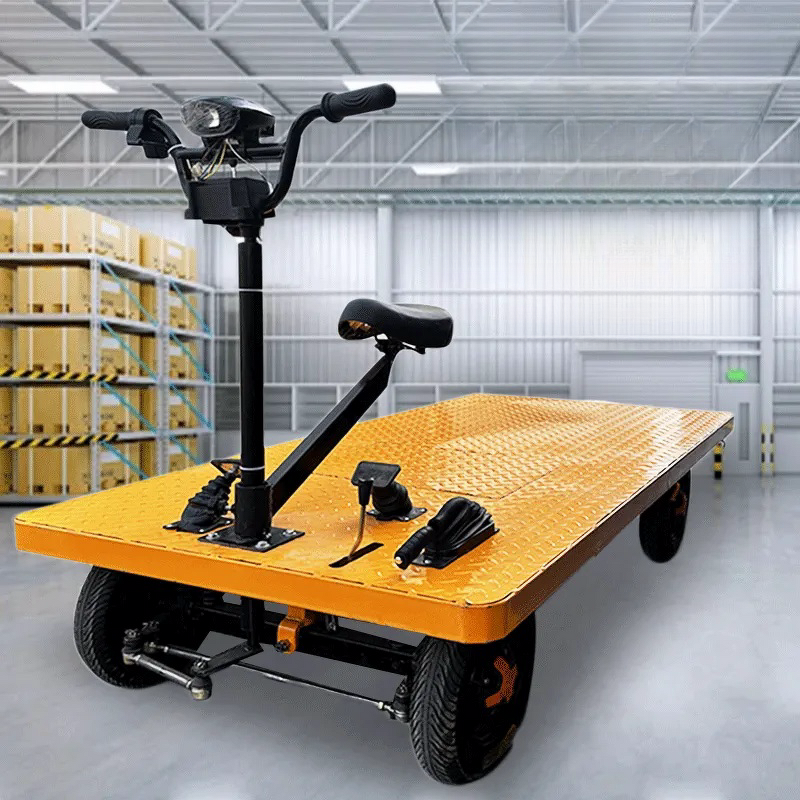 Electric Flatbed Truck Supplier - Hot Sale Cargo Carrier Warehouse Transport Cart