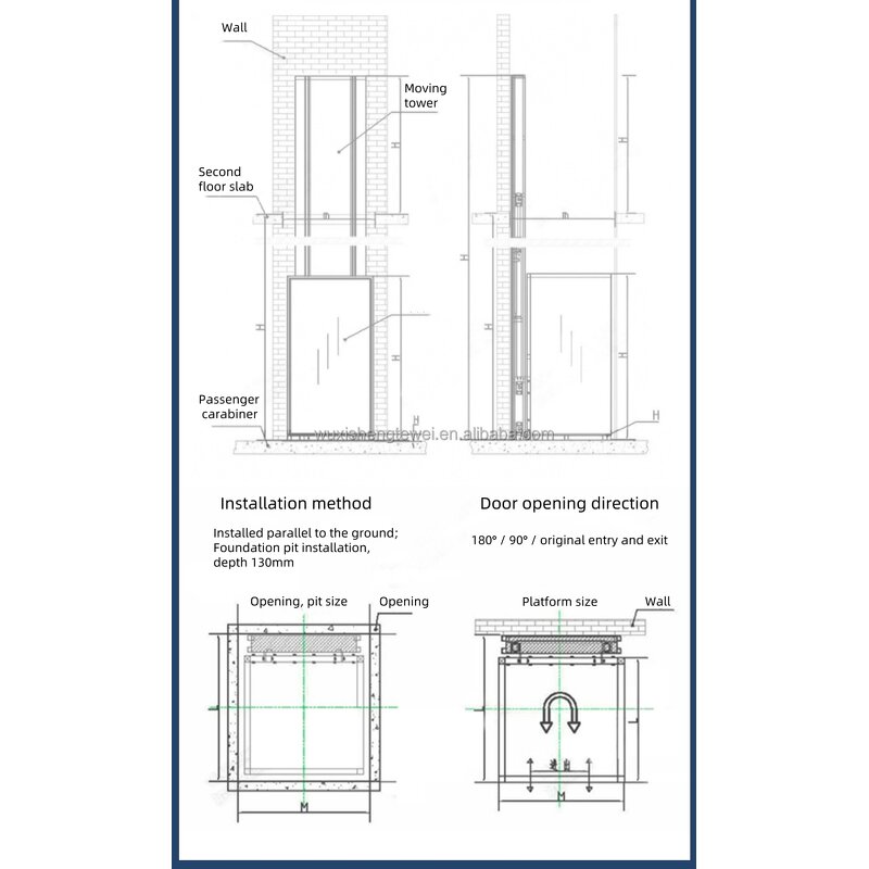 Mast Lift Manufacturer - 4-14m Aluminum Mobile Hydraulic Electric One/Two Person