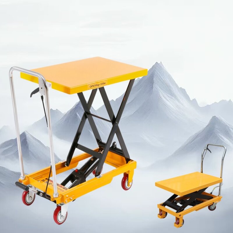 Hydraulic Lift Table Factory - 2M 500KG Manual Electric for Plywood Handling