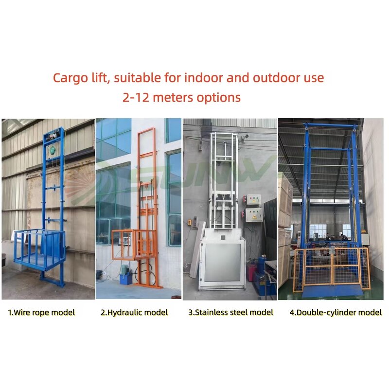 Static Cargo Lift Factory - Fixed Height 2 Ton for Retail Store