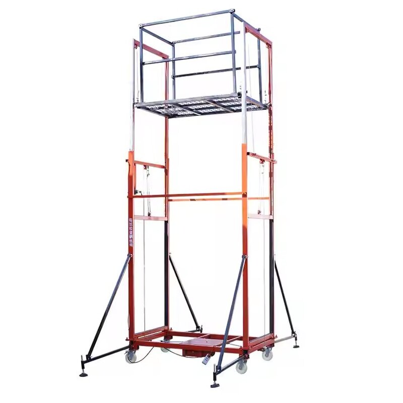 Aluminum Electric Platform Factory - Insulation Tubular Scissor Hanging Columns