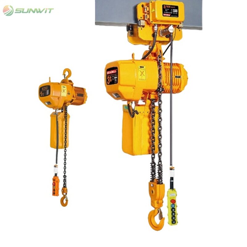 Construction Electric Hoist Factory - Direct Sales 1-16 Ton with Motor Chain