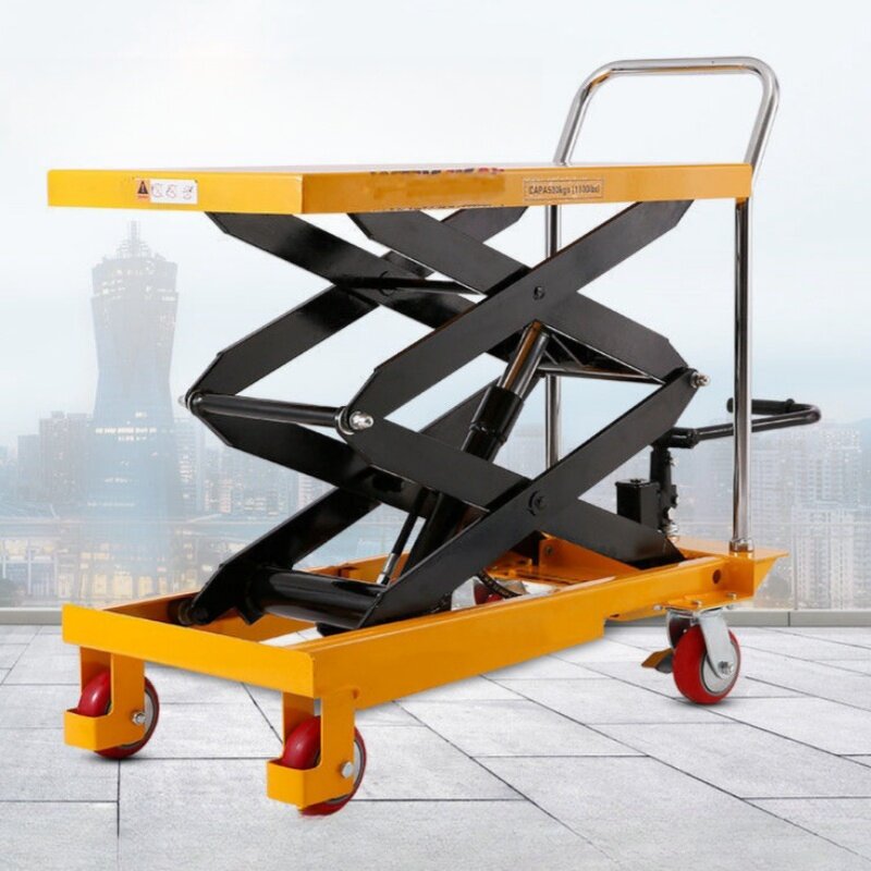Hydraulic Scissor Lift Factory - Mobile Platform Manual Lift Table for Warehouse