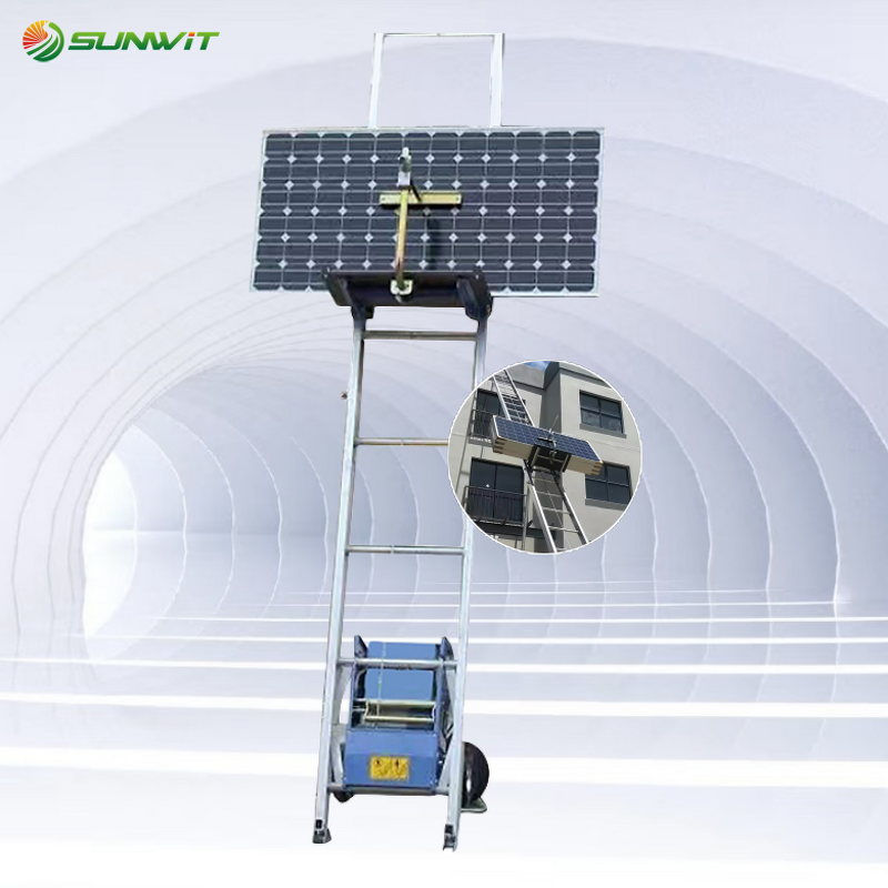 Photovoltaic Hoist Manufacturer - CE Portable Solar Panel Install Electric