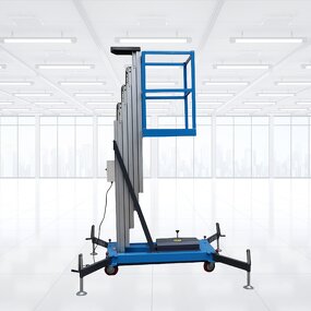 New Product Aluminum Alloy Lifting Platform Manufacturer - Single Mast Hydraulic Electric