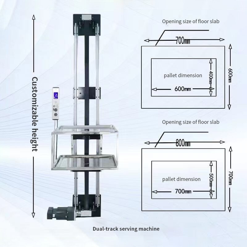 Kitchen Food Elevator Factory - Electric Cargo Mini Low Power Dumbwaiter Lifter