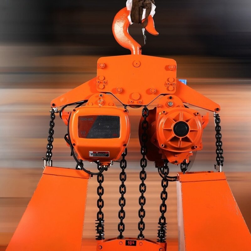 Electric Chain Hoist Factory - 500kg Dual Speed Winch with Motorized Trolley