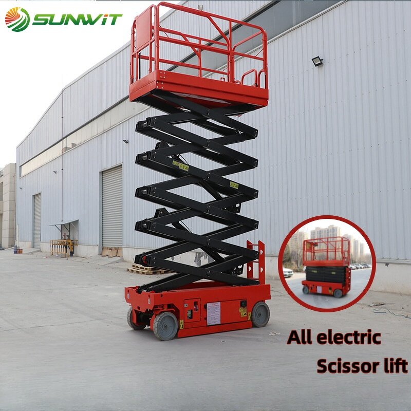 Portable Scissor Lift Manufacturer - SW Movable Hydraulic Aerial Lifting 6-12m