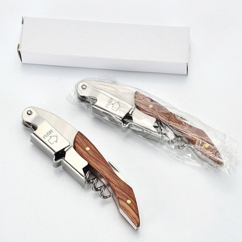 Wine Bottle Opener Factory - OEM Stainless Steel 3 in 1