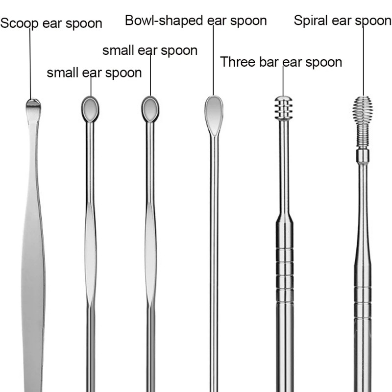 Ear Pick Set Factory - OEM 6pcs Earwax Removal Kit