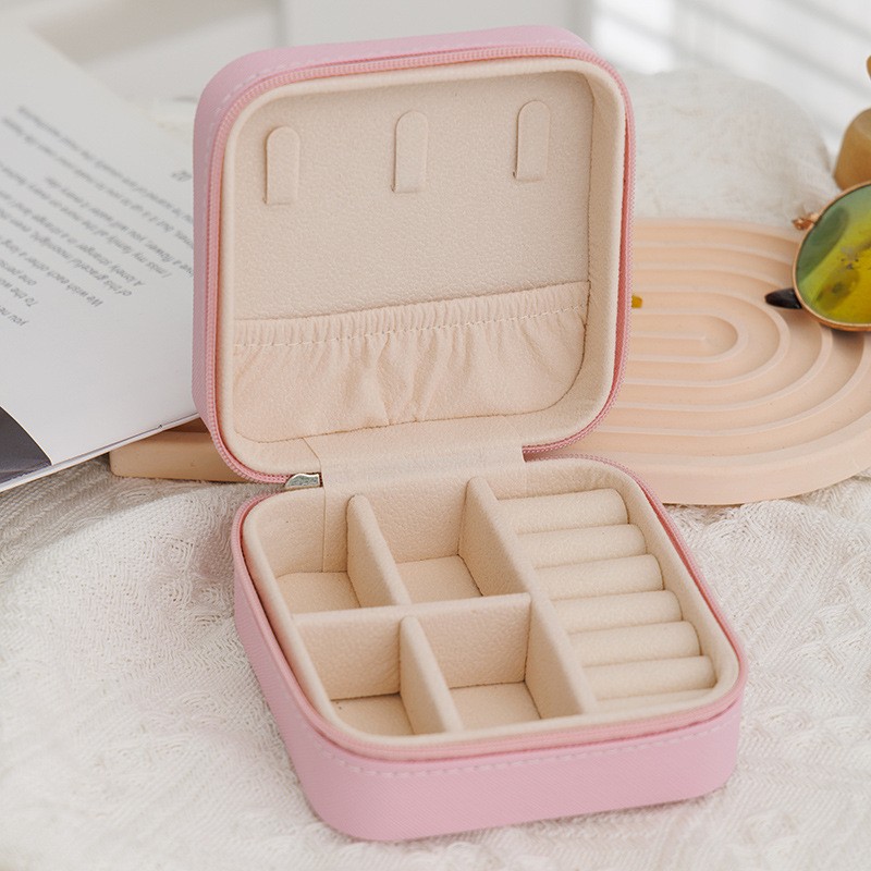 Jewelry Case Manufacturer - OEM Portable PU Leather Box
