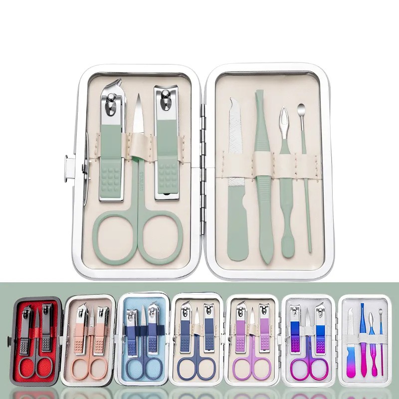 Manicure Set Factory - OEM 7 in 1 Rose Gold Kit