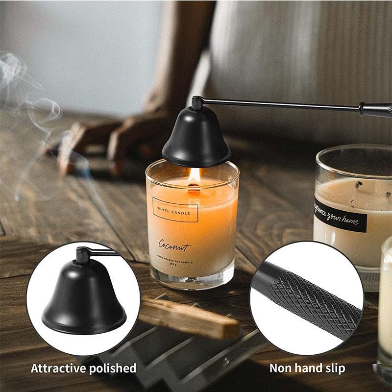 Candle Care Kit Factory - OEM 2pcs Matte Black Snuffer