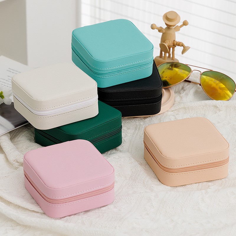 Jewelry Case Manufacturer - OEM Portable PU Leather Box